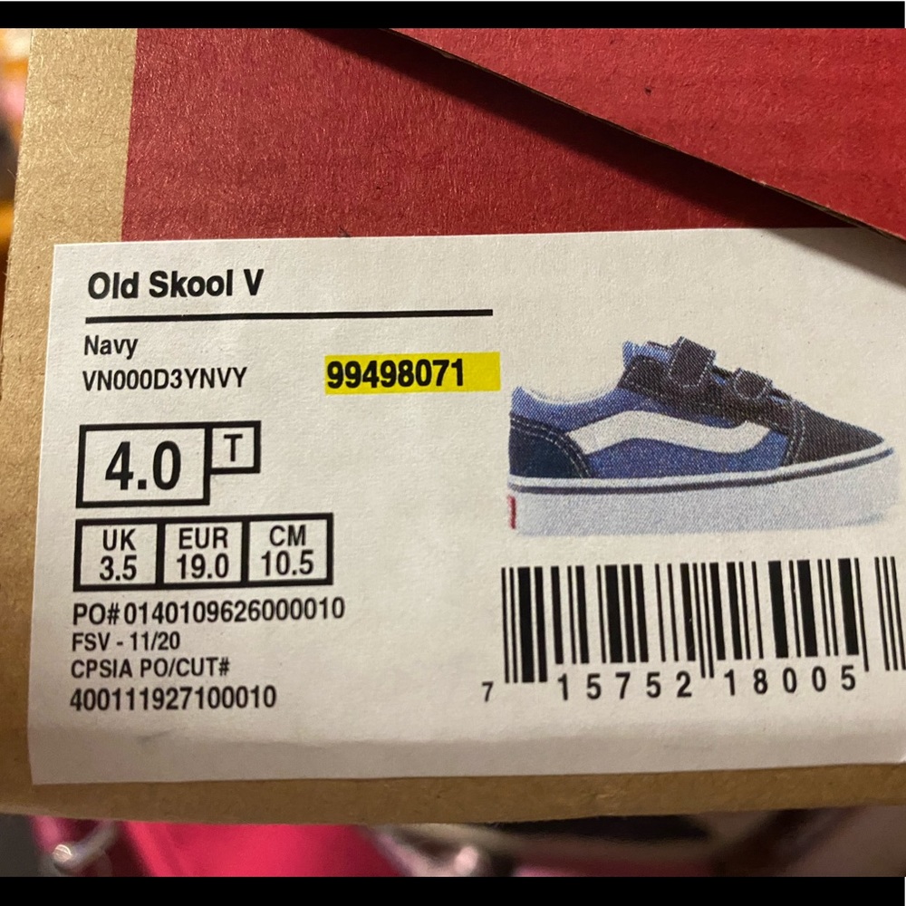 Vans infant